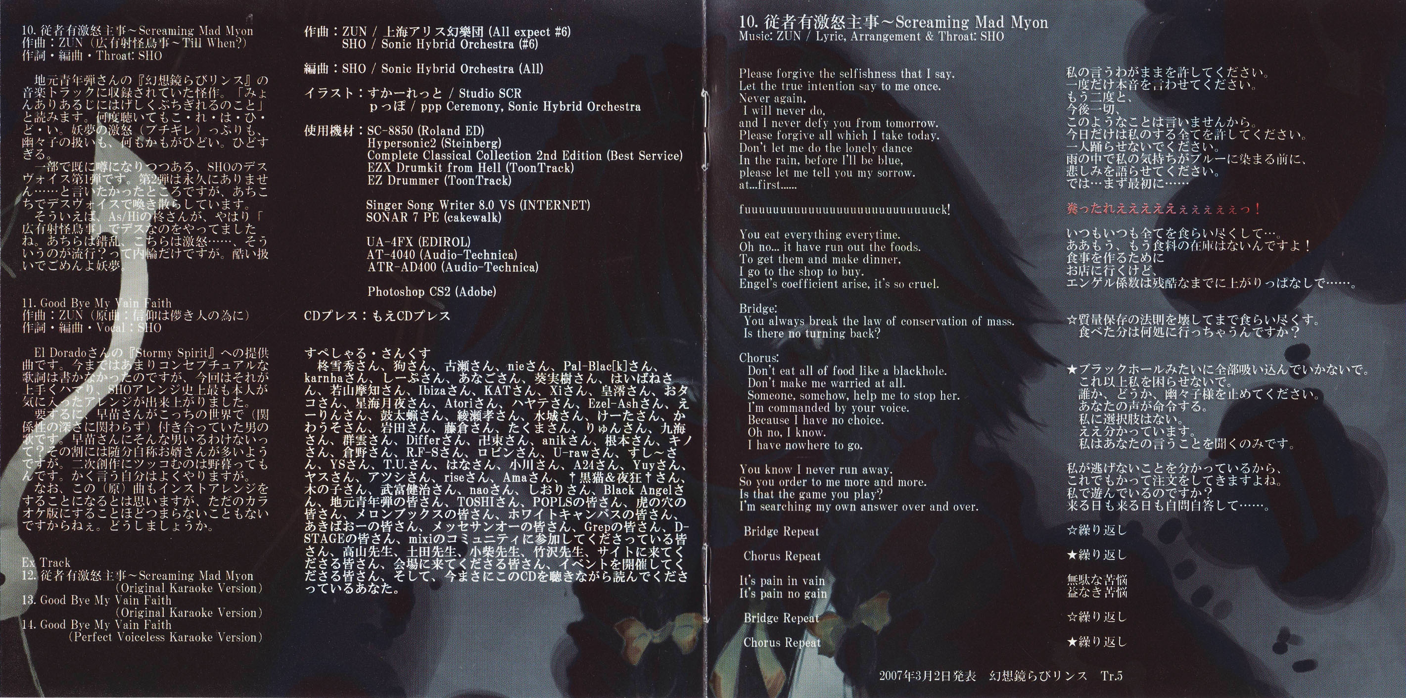 ANOTHER SIDE OF TOHO TEMPEST Vol.2 -DISTORTION- (2009) MP3